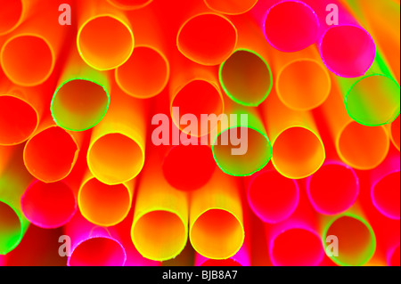 Colorful Straws Stock Photo