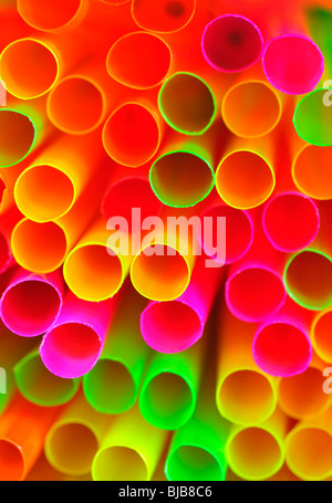 Colorful Straws Stock Photo