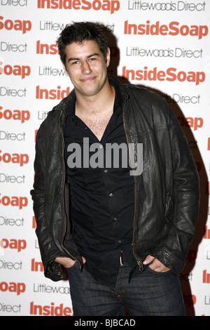 JAKE HENDRIKS 2008 INSIDE SOAP AWARDS GILGAMESH CAMDEN CAMDEN LONDON  ENGLAND 29 September 2008 Stock Photo