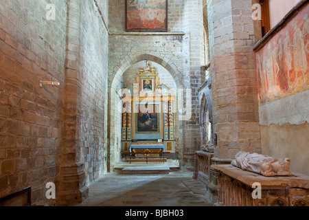 ABBEY CHURCH OF SAINT-ROBERT, LA CHAISE DIEU Stock Photo