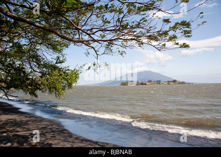 Volcan Maderas, Lago de Nicaragua, Isla Ometepe, Nicaragua Stock Photo