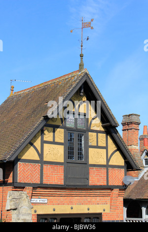 buckingham town centre high street buckinghamshire england uk gb Stock Photo