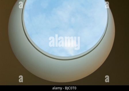 Skylight view of blue sky Stock Photo