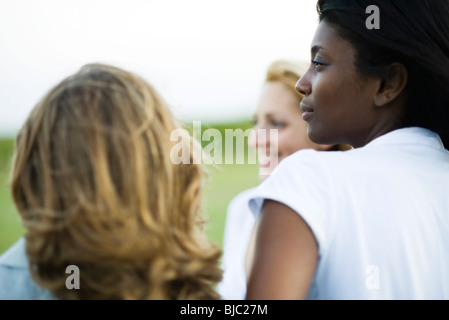 Friends together outdoors Stock Photo