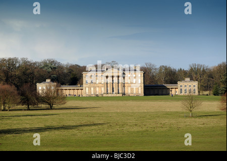 Attingham Hall and Park Shropshire England Uk photographed from public road. Stock Photo