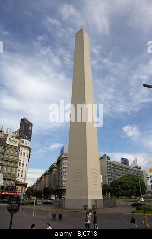 obelisco obelisk in plaza de la republica capital federal buenos aires republic of argentina south america Stock Photo