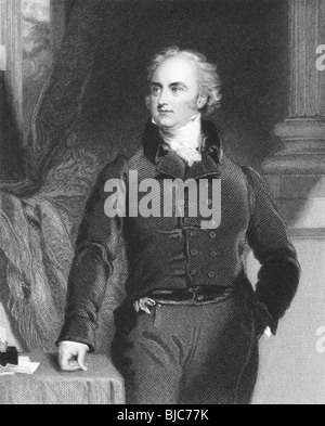 Astley Cooper (1768-1841) on engraving from the 1800s.English surgeon and anatomist. Stock Photo