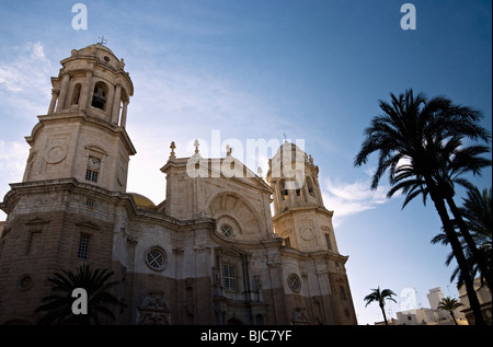 Catedral de Santa Cruz, Cadiz, Andalucia Spain Stock Photo