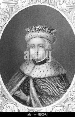 Edward V (1470-1483) on engraving from the 1800s. Stock Photo