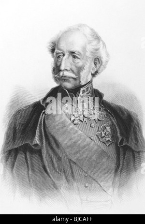 Hugh Gough, 1st Viscount Gough (1779-1869) on engraving from the 1800s. British Field Marshal. Stock Photo