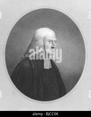 John Wesley, 1703 to 1791, on his death bed. Wesley, an English Stock ...