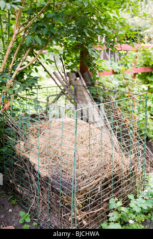 Compost heap Stock Photo