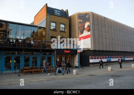 The Young Vic Theatre situated on the Cut in London UK Stock Photo