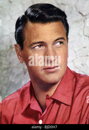 ROCK HUDSON (1925-1985) US film actor about 1956 Stock Photo - Alamy