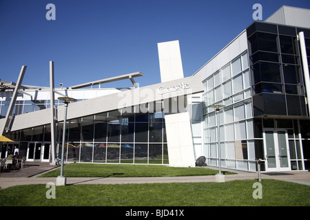 Google Headquarters in Mountain View, Silicon Valley, California, America, USA Stock Photo