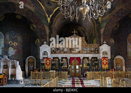 Kiev-Pechersk Lavra,Fratry church named after the Venerable Fathers Anthony and Theodosius,19th century,Kiev,Ukraine Stock Photo