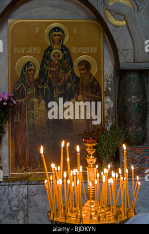 Kiev-Pechersk Lavra,Fratry church named after the Venerable Fathers Anthony and Theodosius,19th century,Kiev,Ukraine Stock Photo