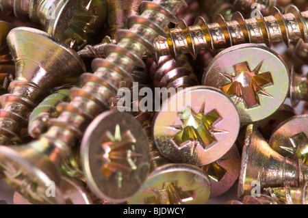 Screws background Stock Photo