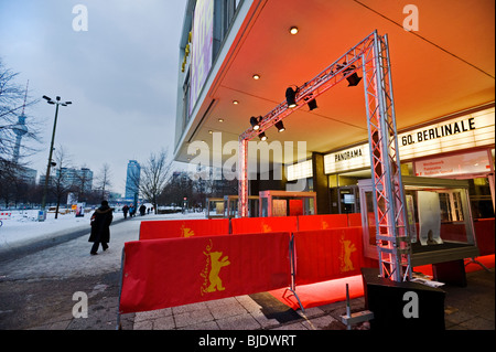 Red carpet at the Kino International cinema at the Berlinale 2010 film festival, Berlin, Germany, Europe Stock Photo