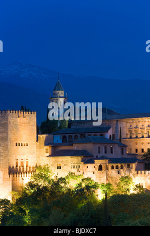 Spain Andalucia Granada Alhambra Palace Stock Photo