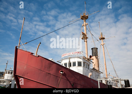 Lightship Swiftsure Docked at Lake Union Park, South Lake Union, Seattle, Washington