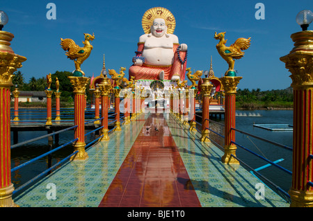 Laughing big Buddha Koh Samui Stock Photo