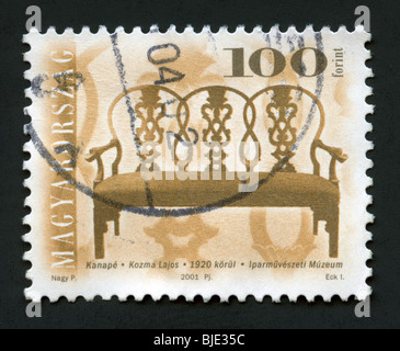 Hungarian postage stamp Stock Photo - Alamy