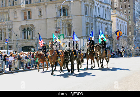 New York City mounted police, USA Stock Photo - Alamy