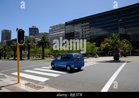 Nedbank and other office premises along Adderley Street in Cape Town's city centre. South Africa Stock Photo