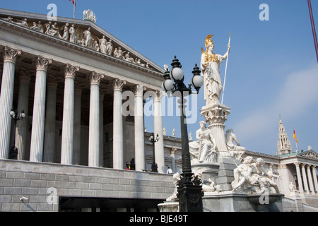 Parliament building in Vienna Stock Photo