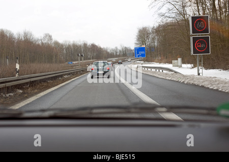 Autobahn, Germany. Stock Photo