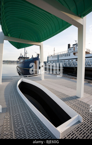 Public Art at Heritage Wharf, Lake Union Park, Washington.