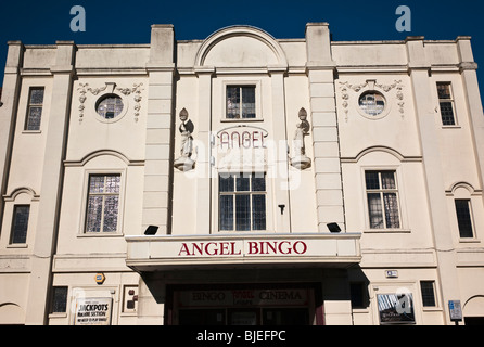 'Angel Bingo' and cinema hall in Devizes UK Stock Photo