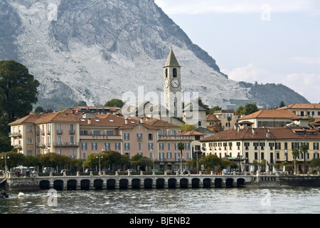 Parish church, Baveno, Piedmont, Italy Stock Photo