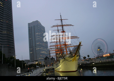 YOKOHAMA, JAPAN. The upmarket 'Minato Mirai 21' district of Yokohama, Japan. Stock Photo