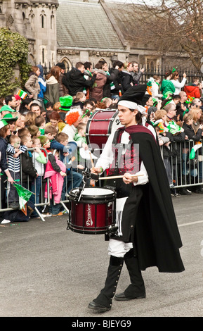 St. Patrick's Day parade. Dublin, Ireland. Stock Photo