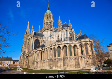 Notre-Dame de Bayeux Cathedral, Bayeux Stock Photo