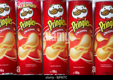 Tubs of Pringles original Stock Photo - Alamy