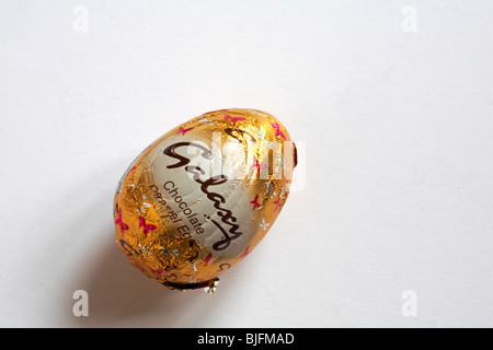 Galaxy mini Chocolate Caramel easter egg Stock Photo