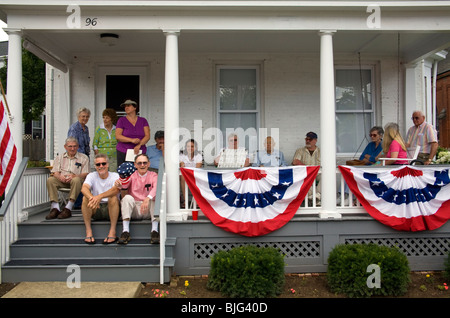 Fourth of July Parade, Saugerties, New York, USA Stock Photo