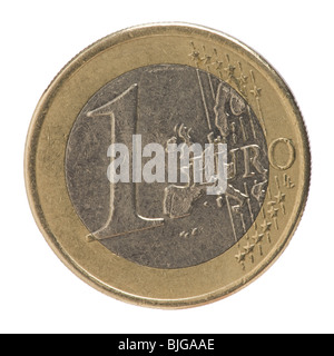 1 euro coin Stock Photo