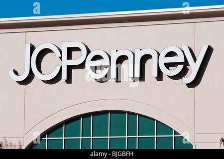 exterior view of a JCPenney retail department store Stock Photo