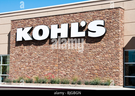 exterior view of a Kohl's retail department store Stock Photo