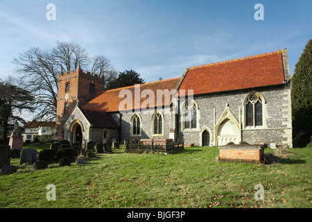 St Bartholomew's Parish Church in Lower Basildon, Berkshire, Uk Stock Photo