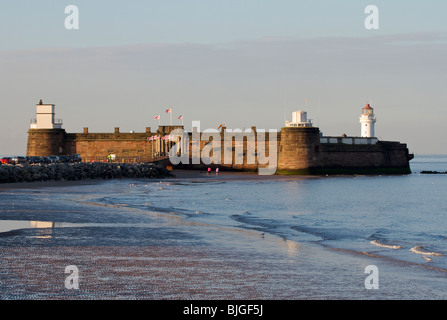 Fort Perch Rock, New Brighton on a bright sunny winters day Stock Photo