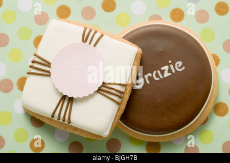 An Easter biscuit and an Italian biscuit - Stock Photo