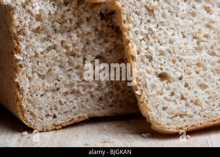 Closeup image of sliced home made bread Stock Photo