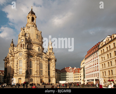 Frauenkirche church, Dresden, Germany Stock Photo