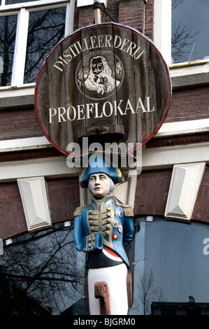 Proeflokaal de Admiraal  Herengracht Amsterdam Netherlands Bar Pub Stock Photo