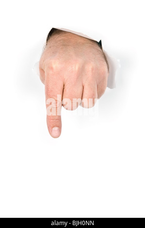 Fist With Thumb Through Index Finger